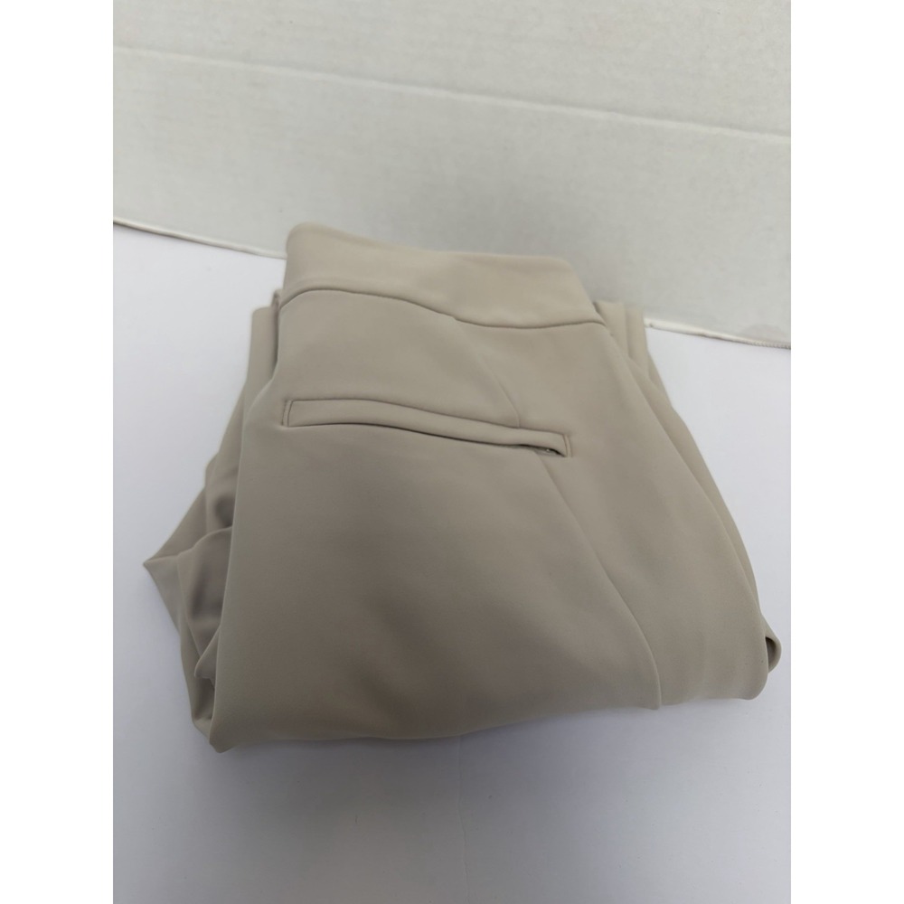 Athleta Mid-Rise Stellar Straight Crop Khaki Nylon Blend Pants Size 0 *READ*